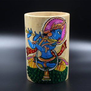Wooden Pattachitra Pen / Pencil Stand