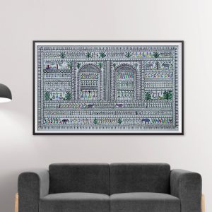 Saura Tribal Artwork with Pattachitra