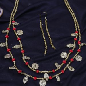 Tribal Jewellery Necklace With Earrings