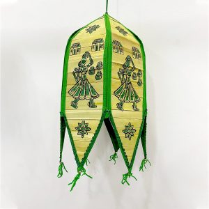 Applique & Palm Leaf Lampshade (Pack of 2)