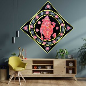 Sri Ganesh Floral Patterened Multicolour Chandua