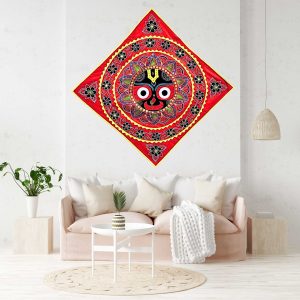 Sri Jagannath Floral Patterened Multicolour Chandua