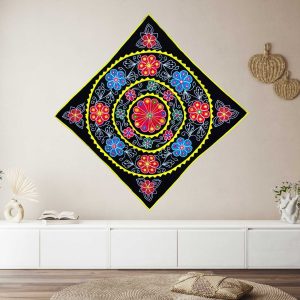 Floral Patterened Multicolour Chandua