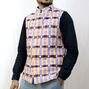 Sambalpuri Cotton Nehru Jacket