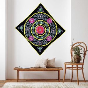 Floral Patterened Multicolour Chandua