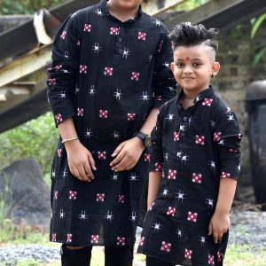 Sambalpuri Cotton Kids Kurta