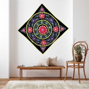 Floral Patterened Multicolour Chandua