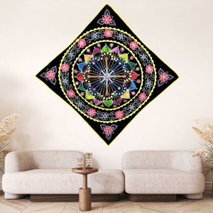 Floral Patterened Multicolour Chandua