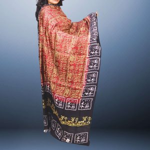 Tribal Design Eri Silk Dupatta