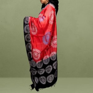 Tribal Design Eri Silk Dupatta