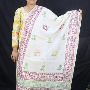 Tribal Design Tussar Silk Stoles