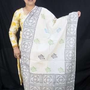 Tribal Design Tussar Silk Stoles