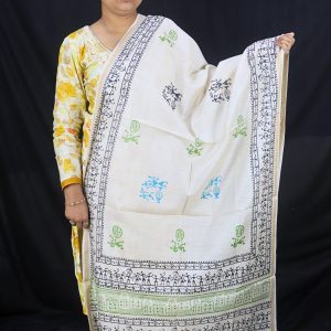 Tribal Design Tussar Silk Stoles