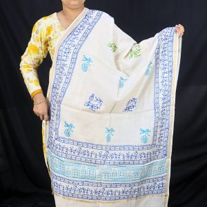 Tribal Design Tussar Silk Stoles