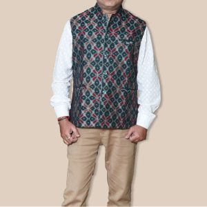Sambalpuri Cotton Nehru Jacket