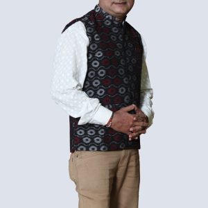 Sambalpuri Cotton Nehru Jacket