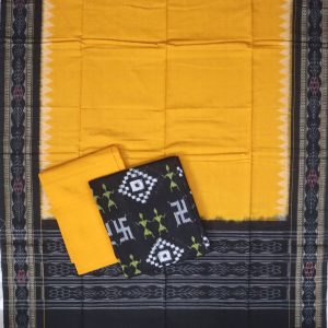 Tribal Design Sambalpuri Cotton Dress Set