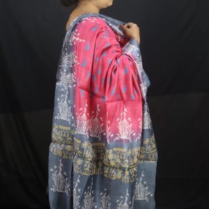 Tribal Design Eri Silk Dupatta