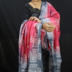 Tribal Design Eri Silk Dupatta