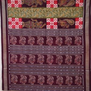 MAYURA NARTAKI DESIGN SAMBALPURI COTTON SAREE