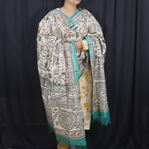Tribal Design Tussar Silk Dupatta
