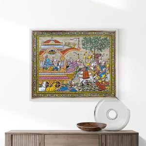 Mathura Vije Tussar Painting