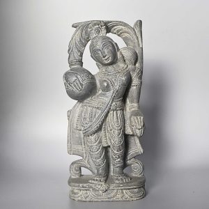 Devadasi Pink Stone Statue(6 inch)