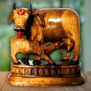 Wooden Craft Cow & Calf (7inch)