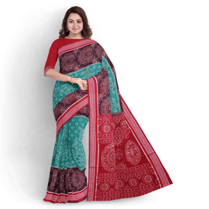 New Floral Design Sambalpuri Cotton Saree