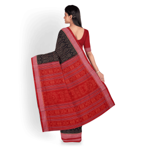 New Modern Floral Design Sambalpuri Cotton Saree