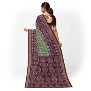 New Modern Floral Design Sambalpuri Cotton Saree