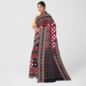 Box Pattern New Pasapalli Design Sambalpuri Cotton Saree