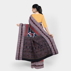 Box Pattern New Pasapalli Design Sambalpuri Cotton Saree
