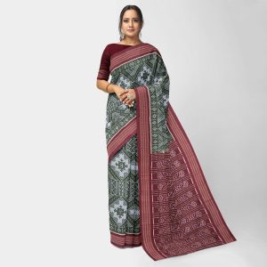 Multi Color Sambalpuri Cotton Saree