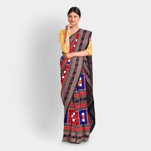 Box Pattern New Pasapalli Design Sambalpuri Cotton Saree