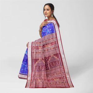 Traditional Ikat Bandha Sambalpuri Silk Saree