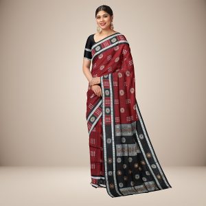 Traditional Motif Bomkai Silk Saree