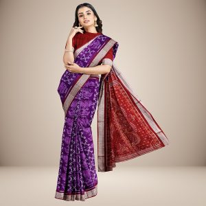 Traditional Motif Body Sambalpuri Silk Saree