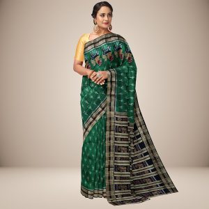 Traditional Design Khandua Silk Saree