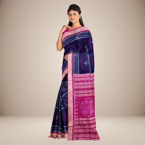 Tribal Bandha Sambalpuri Silk Saree