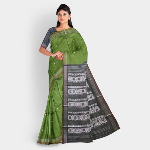 Fern Green  New Modern Design Tussar Silk Saree