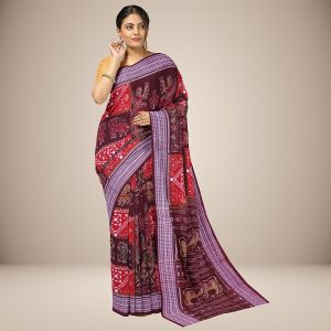 Handwoven Sambalpuri Cotton Saree
