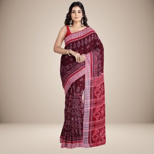 Handwoven Sambalpuri Cotton Saree