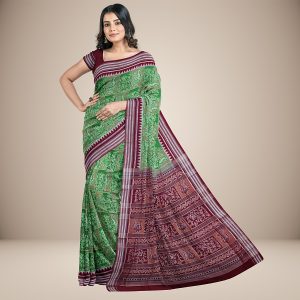 Handwoven Sambalpuri Cotton Saree