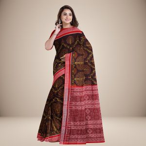 Handwoven Sambalpuri Cotton Saree