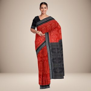 Handwoven Sambalpuri Cotton Saree