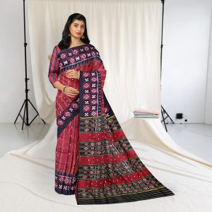 Double Pasapalli Border Khandua Silk Saree
