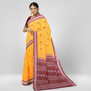 Modern Design Bomkai Cotton Saree