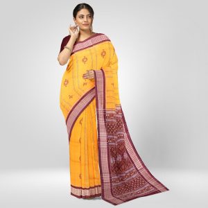 Modern Design Bomkai Cotton Saree