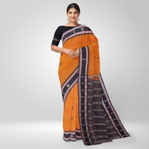 Modern Design Bomkai Cotton Saree